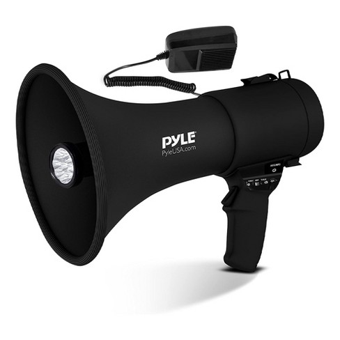 Pyle Portable Pa Megaphone Speaker With Built-in Rechargeable