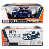 1961-1967 Morris Mini Cooper RHD Dark Blue with British Flag on the Top and Roof Rack 1/18 Diecast Model Car by Motormax - 3 of 3