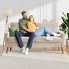 Vipbear 68 inch couple sofa corduroy sofa, modern couple sofa in living room, bedroom and office, comfortable sofa with spring pad - 3 of 4
