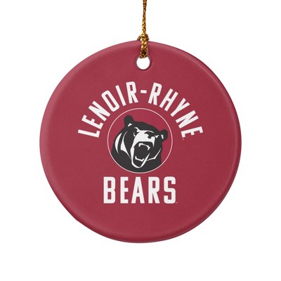Lenoir-Rhyne University Bears Logo Porcelain Holiday Christmas Tree Ornament