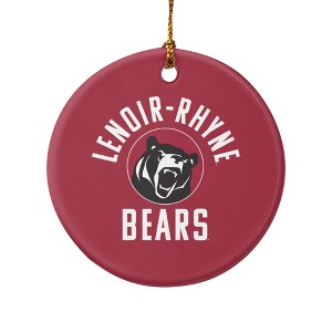 Lenoir-Rhyne University Bears Logo Porcelain Holiday Christmas Tree Ornament - 1 of 4