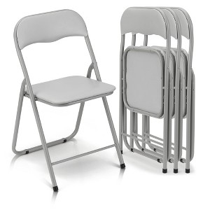Folding Chairs 2/4 Pack with Cushion - 1 of 4