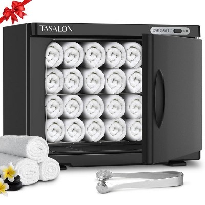 TASALON 23L Professional Hot Towel Warmer Cabinet - Black