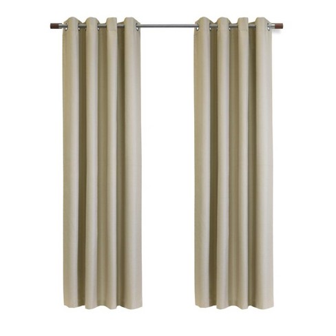 Thermaplus Newberry Blackout Window Treatment Grommet Curtain Panel For ...