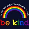 Adult Design By Humans Can Be Anything, Be Kind Pride By JeilJersey T-Shirt - 2 of 2