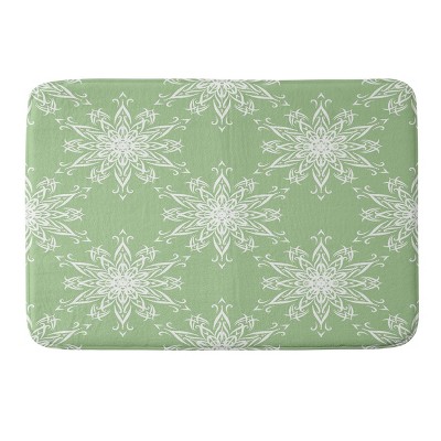 24x36 Vintage Pattern Bath Rugs And Mats Green - Deny Designs : Target