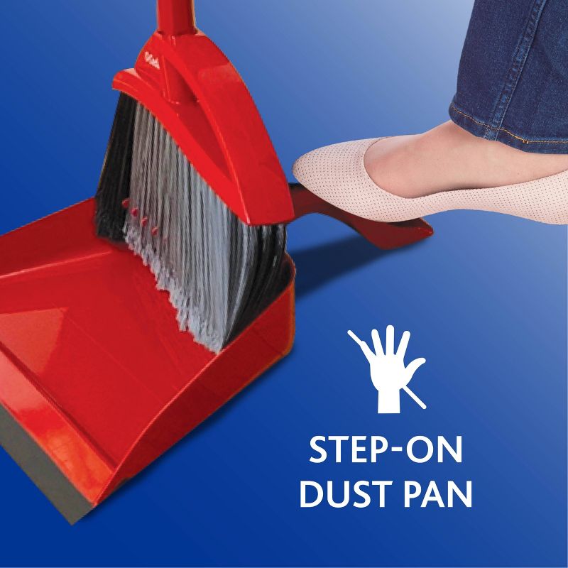 O-Cedar PowerCorner Pet Pro Broom with Step-On Dustpan, 5 of 15