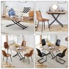 NicBex 31.5 Inch Octagonal Coffee Table Simple Modern Dining Table with Wooden Tabletop and Metal Base for Living Room, Dining Room - 2 of 4