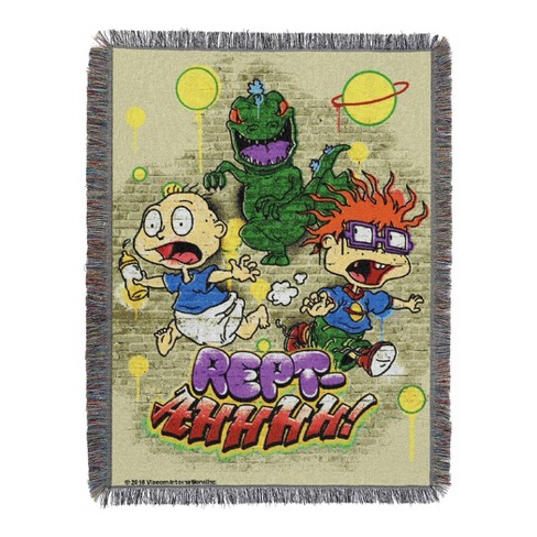 Nickelodeon Nick Rewind Reptahhhh Tapestry Throw Blanket - image 1 of 3