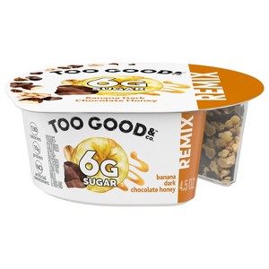 Too Good Mix In Banana with Chocolate and Almonds Yogurt - 4.5oz Cup - 1 of 4