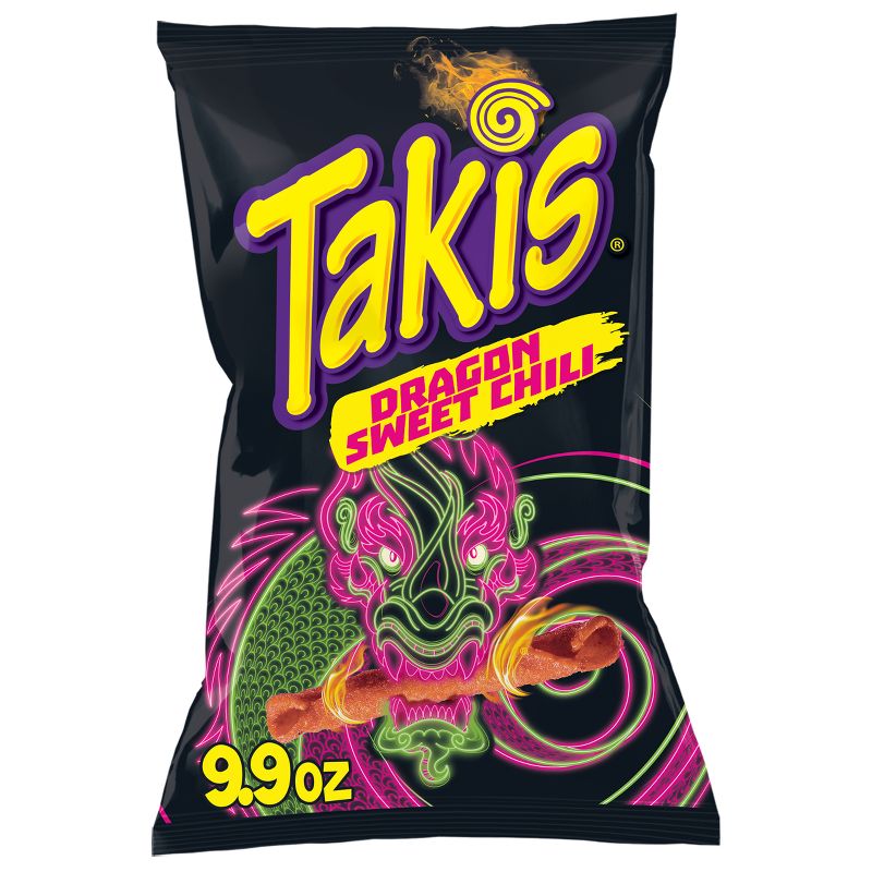 Takis Dragon Sweet Chili - 9.9oz, 1 of 8