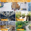 2 in 1 Panel Truck, 2000 LBS Panel Dolly Cart with 6" Swivel Casters,  Drywall Sheet Cart, Handling Wall Panel, Lumber for Garage, Warehouse - 4 of 4