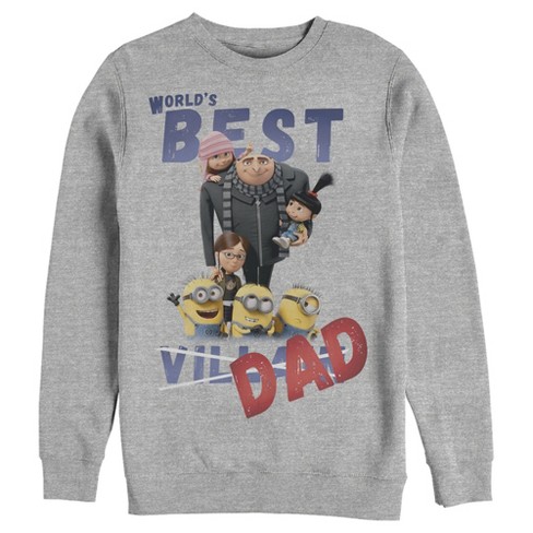 Men s Despicable Me World s Best Dad Sweatshirt Target