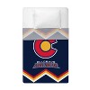 Sleep Squad Colorado Avalanche Reverse Retro 60 x 80 Raschel Plush Blanket - 3 of 4