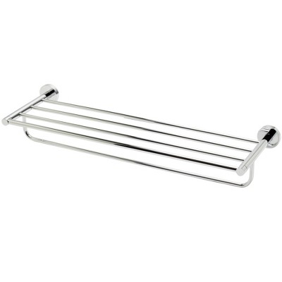 ALFI AB9538-PC Polished Chrome 26 inch Towel Bar & Shelf Bathroom Accessory