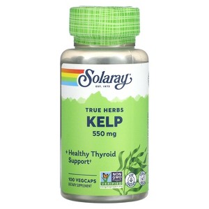 Solaray True Herbs, Kelp, 100 Vegcaps - 1 of 4