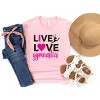 The Juniper Shop Live Love Gymnastics Youth Short Sleeve Tee - 4 of 4