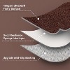 Runner Rugs Solid Thick Shag RugSuper Soft Anti-Slip Washable Rugs Easy Cleaning Wool Carpet Hallway Laundry Room Nursery Entryway - 2 of 4