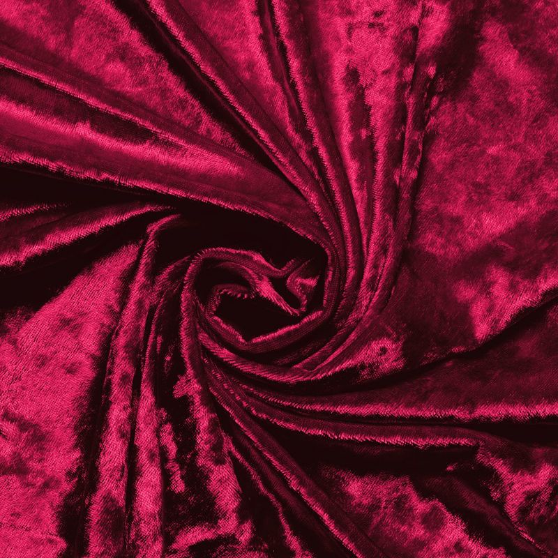 RCZ Décor Elegant Square Table Cloth - Made With Fine Crushed-Velvet Material, Beautiful Burgundy Tablecloth With Durable Seams, 3 of 5