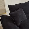 CAVINAS 84 inch Corduroy Sofa Plush,Durable Loveseat Couch With Pillows for Bedroom,Living,Apartment,Office - 4 of 4