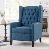 CAVINAS 27.16" Wide Manual Wing Chair Recliner, Modern Recliner Chair, Glider Chair with Tufted Backrest, Wingback Chair with Nailhead Trim - 2 of 4