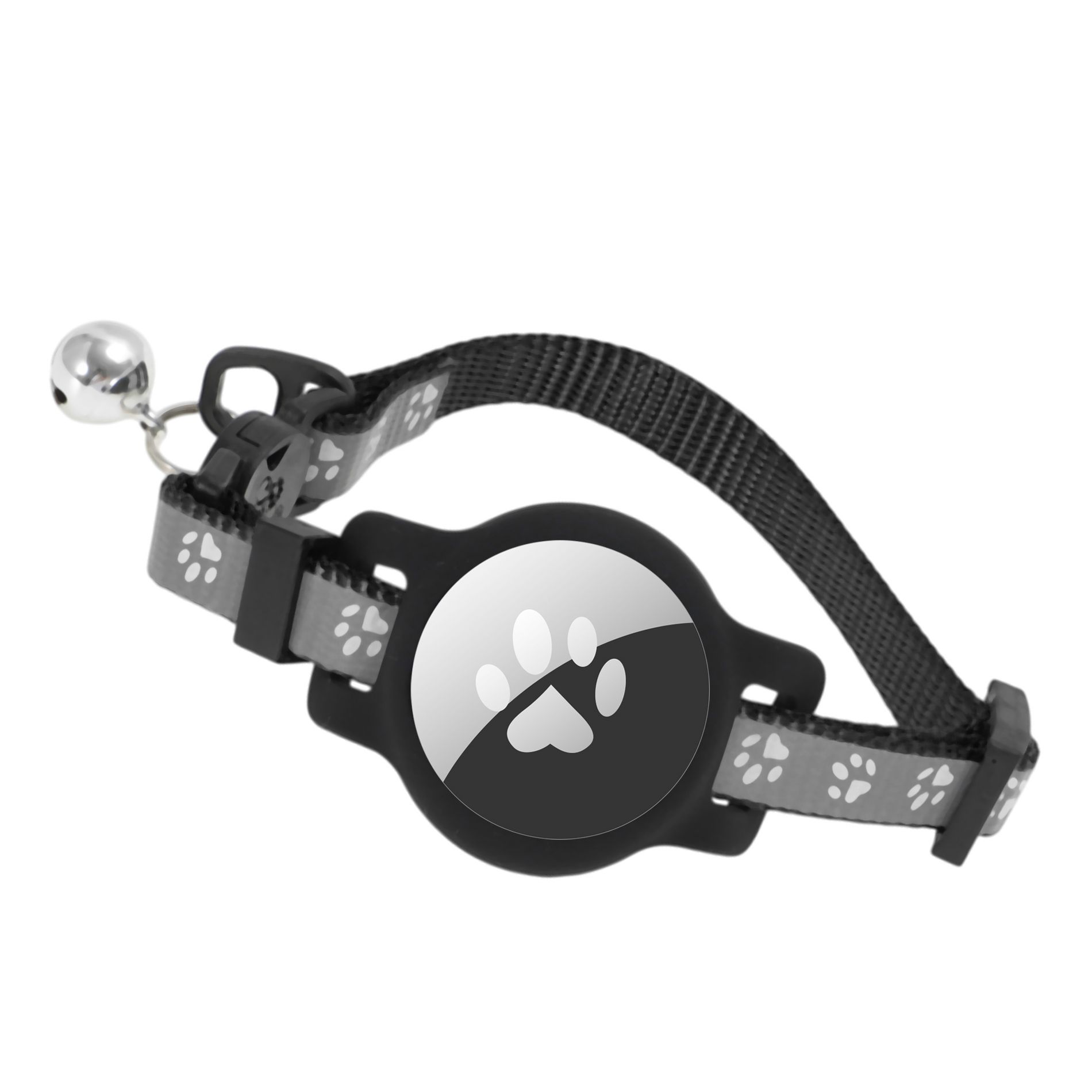 Unique Bargains Cat Collar for Airtag with Bell 1 Pc