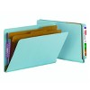 Smead End Tab Pressboard Classification File Folder with SafeSHIELD  Fasteners, 2 Dividers, Legal, Blue (29781) - 2 of 4