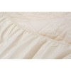 18" Wool and Cotton Mattress Protector - 3 of 4