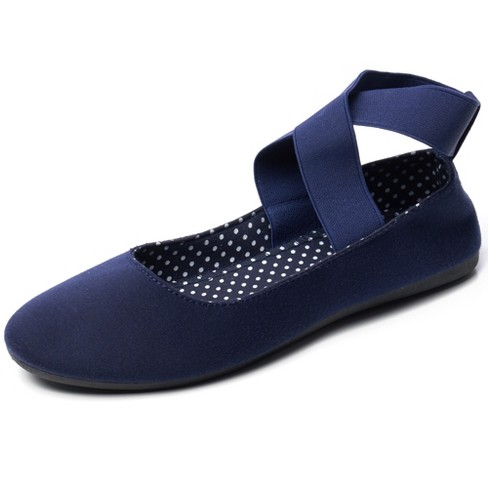 Slip-On Shoes with Elasticated Strap