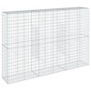 vidaXL Gabion Basket Silver Galvanized Iron Large Heavy Weight Endurance - 2 of 4