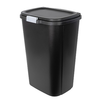 Sterilite Black TouchTop Lock 13-Gallon Waste Can