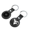 Keyscaper NCAA Big 12 Universities Insignia Black Airtag Holder 2-Pack - 3 of 4