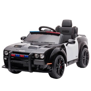 12V Kids Licensed Dodge Challenger Ride-On Car, Electric Vehicles with Remote, LED Lights, Bluetooth & MP3 - 1 of 4