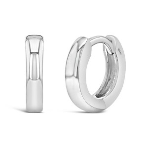 Girl's Rounded 2.5mm Polished Hoop Sterling Silver Earrings - In Season Jewelry - 1 of 4