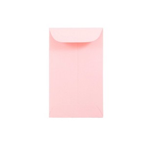 JAM Paper #3 Coin Business Envelopes 2.5 x 4.25 Baby Pink 100/Pack (356730543B) - 1 of 2