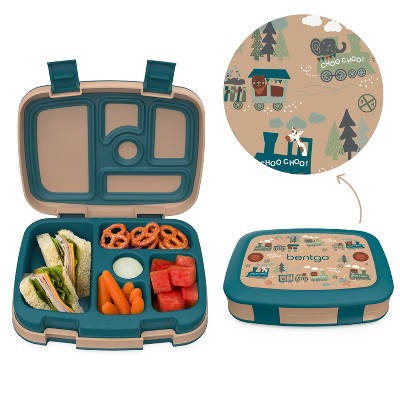 Bentgo Kids' Prints Leak-proof, 5 Compartment Bento-Style Lunch Box