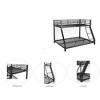 Twin Over Full Bunk Bed with Safety Guardrail and Ladder - 4 of 4