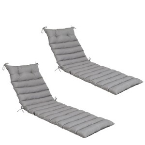 PAGED Outdoor Lounge Chair Cushion,73 in x 23 in,Breathable and UV Resistant,Fade Resistant Patio Cushion,2PC - 1 of 4