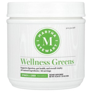 Martha Stewart Wellness Wellness Greens, Spinach & Lemon, 19.26 oz (546 g) - 1 of 4
