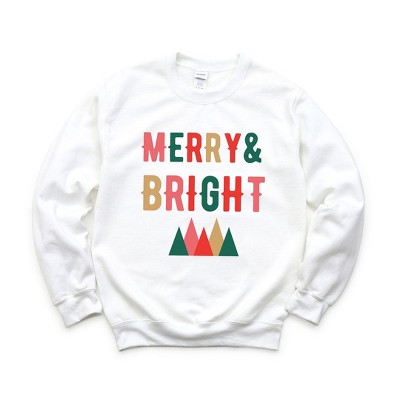 Simply Sage Market Women's Graphic Sweatshirt Merry and Bright Mountains
