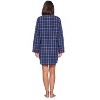 Ashford & Brooks Women's Woven Long Sleep Shirt Nightshirt - 3 of 4