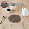 Multi Jute Trivet 8 inch Diameter - 2 of 3