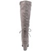 Journee Collection Womens Leeda Block Heel Knee High Boots - 3 of 4