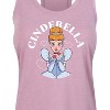 Women's - Disney Princess - Cinderella Kiss Graphic Racerback Tank - 2 of 4