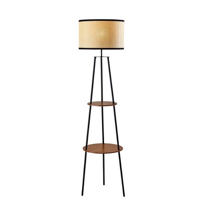 Simplee Adesso Shirley Shelf Floor Lamp