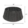 Puleo 45" Round Christmas Tree Collar Skirt for 6' to 8' Tree - 4 of 4