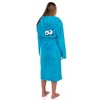 Sesame Street Robe Cookie Monster Adult Faux Fur Hooded Bathrobe - 3 of 4