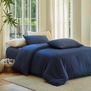 DOZ Bamboo Viscose Duvet Cover Set, Organically Grown Bamboo, Buttery Soft, Cooling, High GSM - 1 of 4