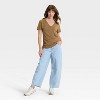 Women's Short Sleeve V-Neck T-Shirt - Universal Thread™ - 3 of 4