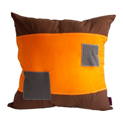 Slickblue Decorative Knitted Patchwork Fabric Pillow Cushion - 19.7x19.7 inches, 3 Different Design Options